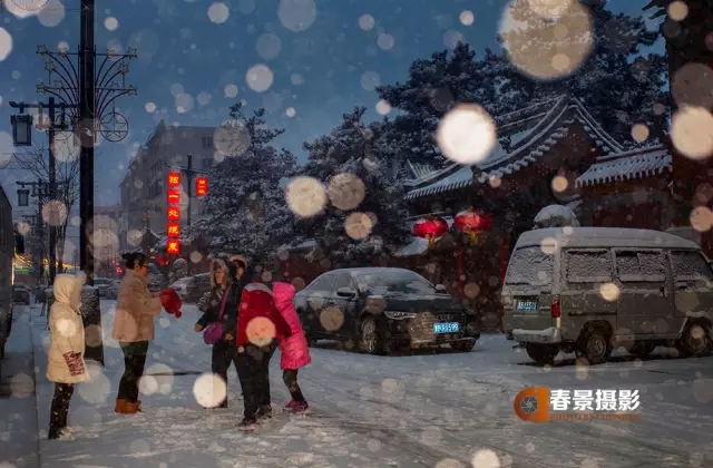 大同2018年的第一次與雪的邂逅，大同你太美了！