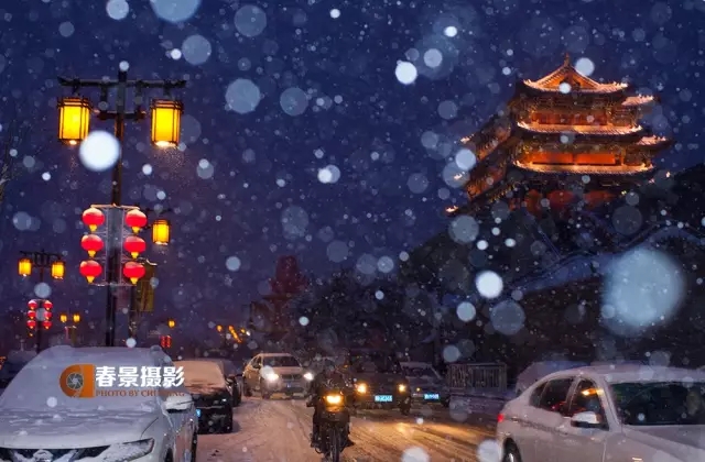 大同2018年的第一次與雪的邂逅，大同你太美了！