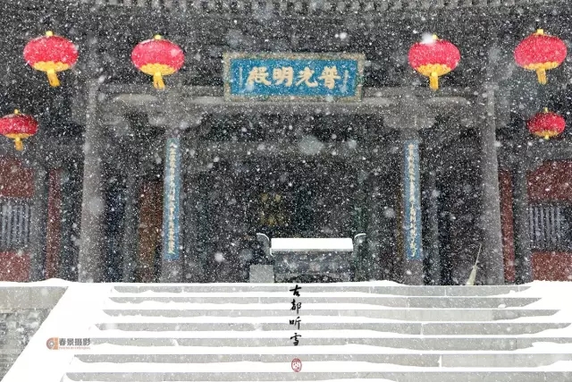 大同2018年的第一次與雪的邂逅，大同你太美了！